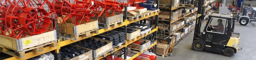 Efficient stock management with the aid of a cable winding machine