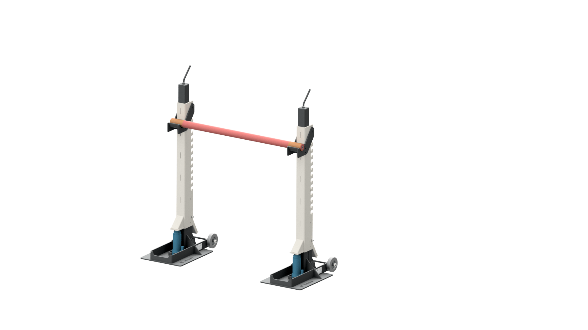 Hydraulic and spindle jacks Venrooy Cable Equipment